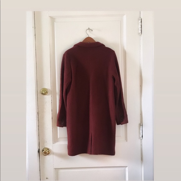 Rachel Zoe rust orange wool blend coat - Picture 2 of 16